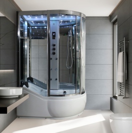 1500SL - 3rd Generation Steam Shower Bath | 1500mm x 850mm